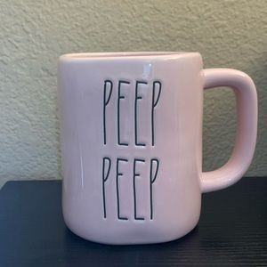 Rae Dunn pink Peep Peep mug